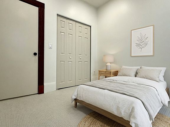 bedroom staged