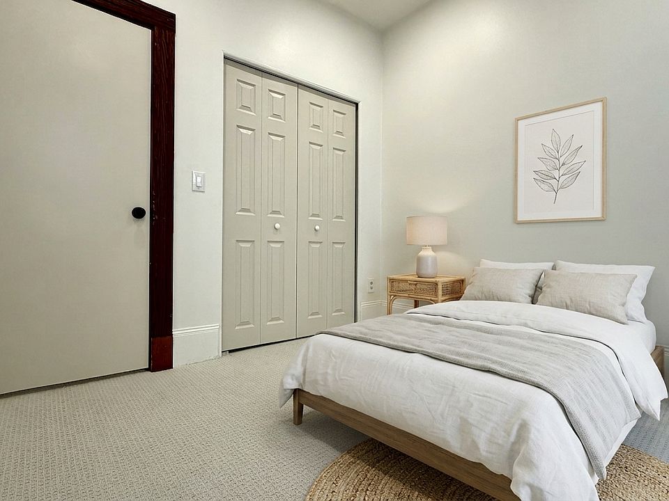 bedroom staged