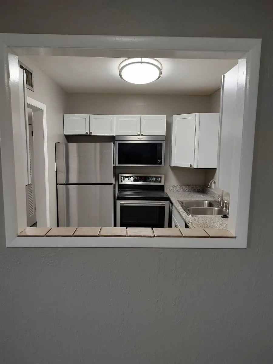 Kitchen - View from Dining Area - 3210 Orleans Dr #9