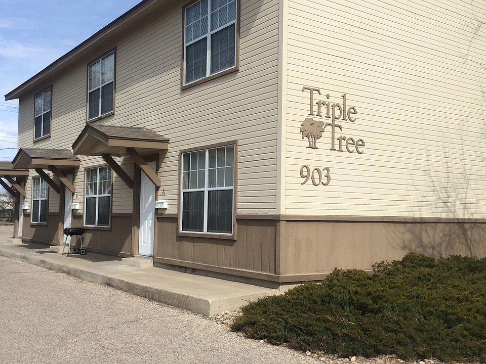 There are 3 townhouses together called Triple Tree
