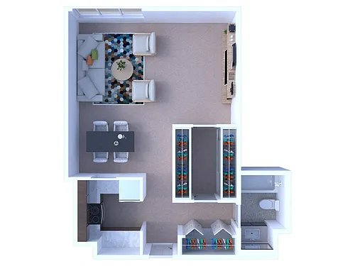 Floor plan Studio Floor Plan S1