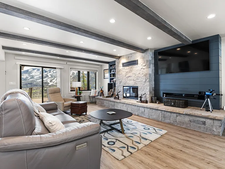 Living Room with Deck Access