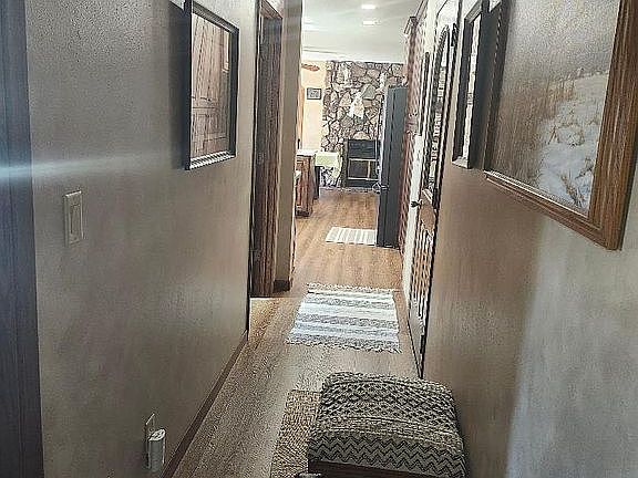 Hallway from Office to Kit.