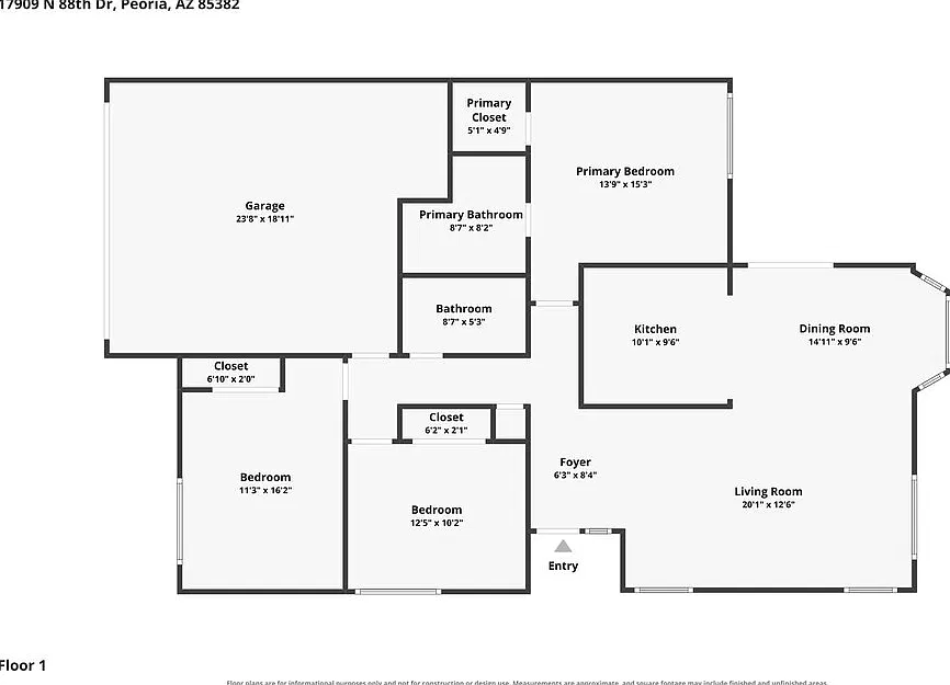 3 bed, 2.0 bath, 1322 sqft, $1,960 — Photo 2