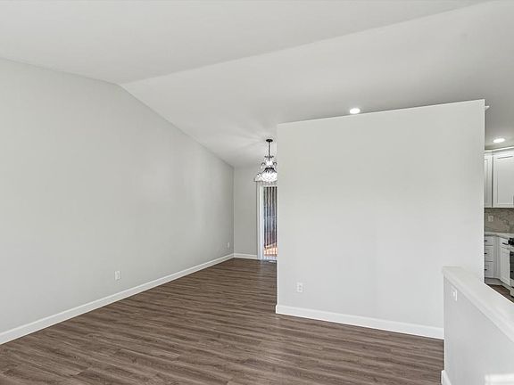 View of dining from living room