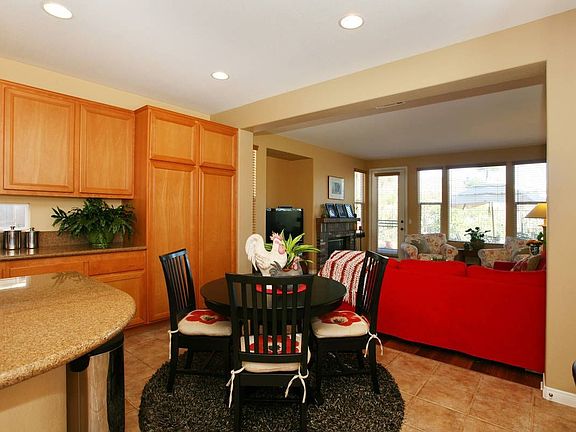 Kitchen facing family room