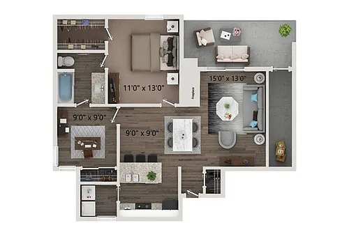Floor plan B1