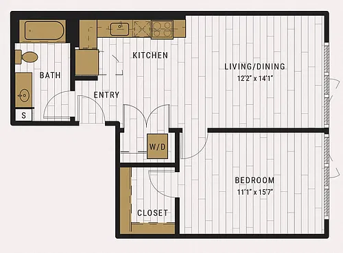 Floor plan A1K