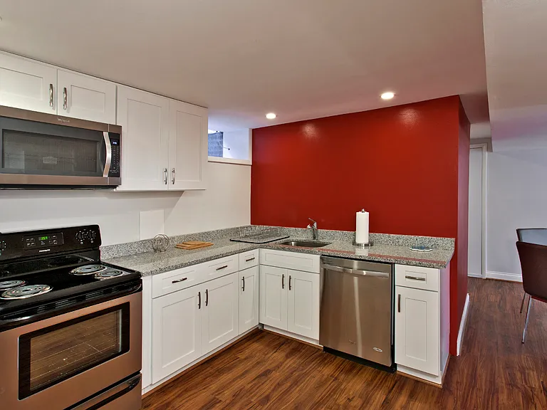Kitchen with updated appliances