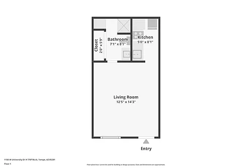 Floor plan Studio