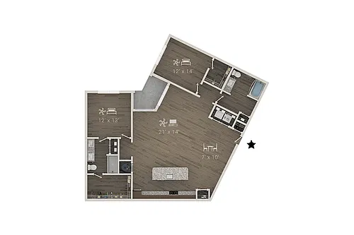 Floor plan B8