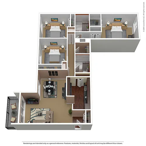 Floor plan 3Bedroom 2Bathroom