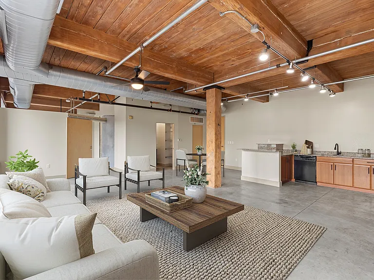 Spacious industrial-chic apartments