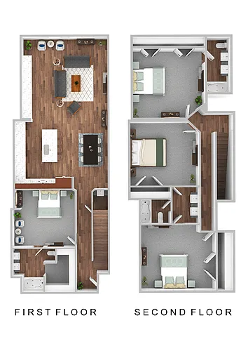 Floor plan 4BD x 3.5BA