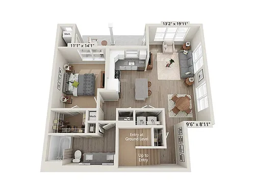 Floor plan A3-1063