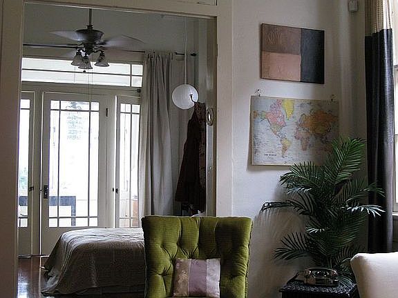 Shotgun style floor plan