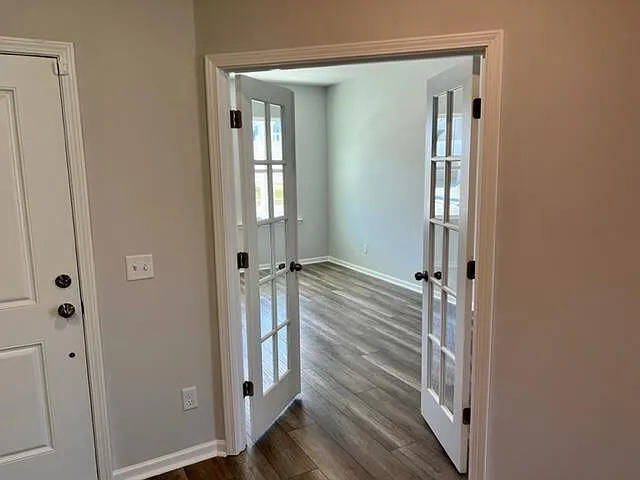 Dining room/Office with french doors