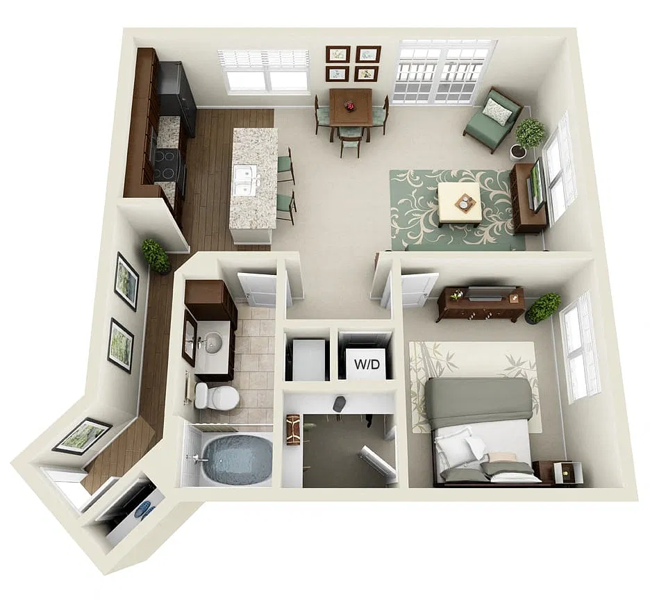 Floor plan A1E