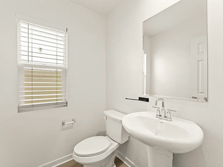 Downstairs half bathroom