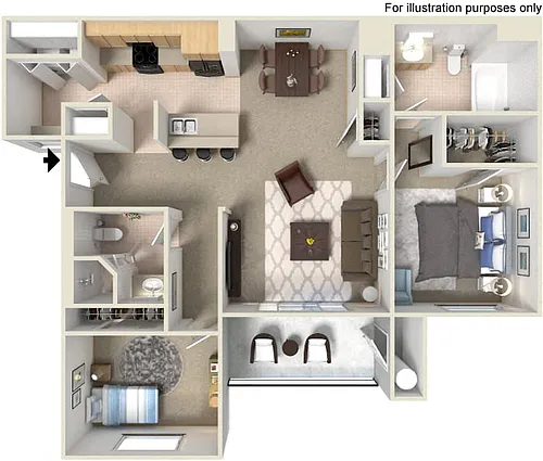 Floor plan B1