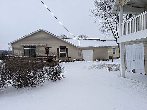 Backyard with Carriage House