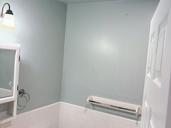 Bathroom with heater