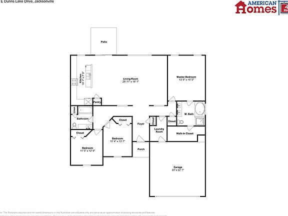 2nd image of 1539 E Dunns Lake Dr