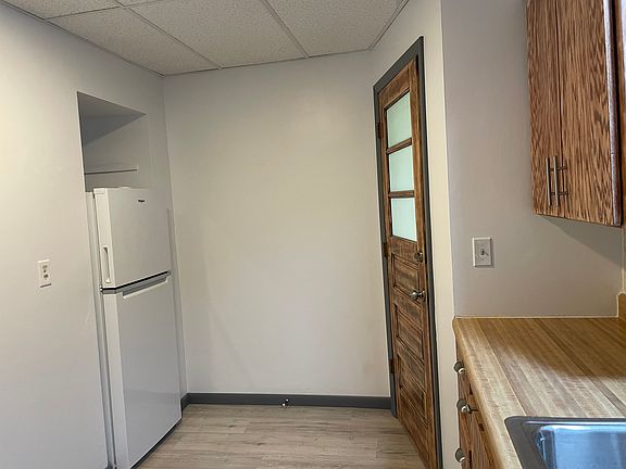 rear door in kitchen