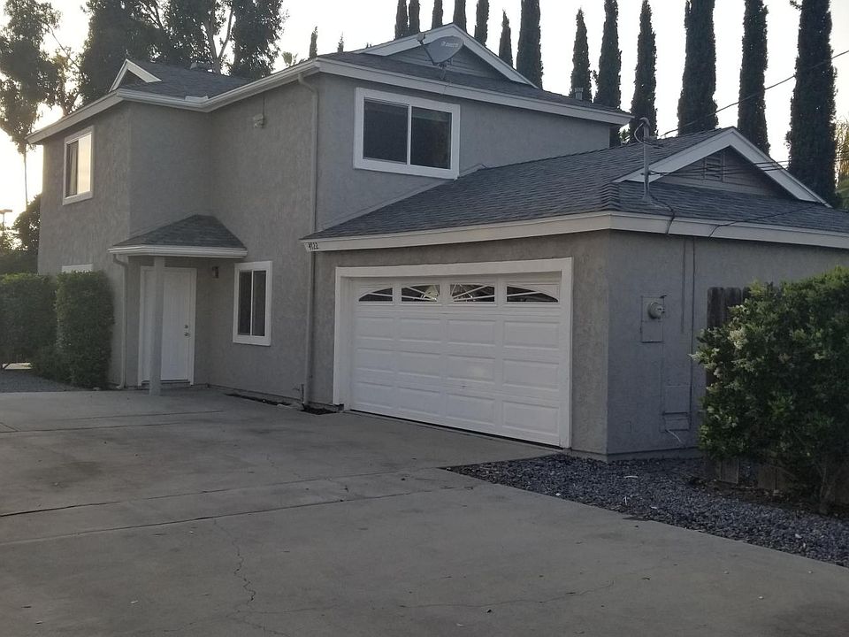 Front of the house. The driveway is shared with 3 houses. You do have a private back yard and room for 3 cars in front of the house.
