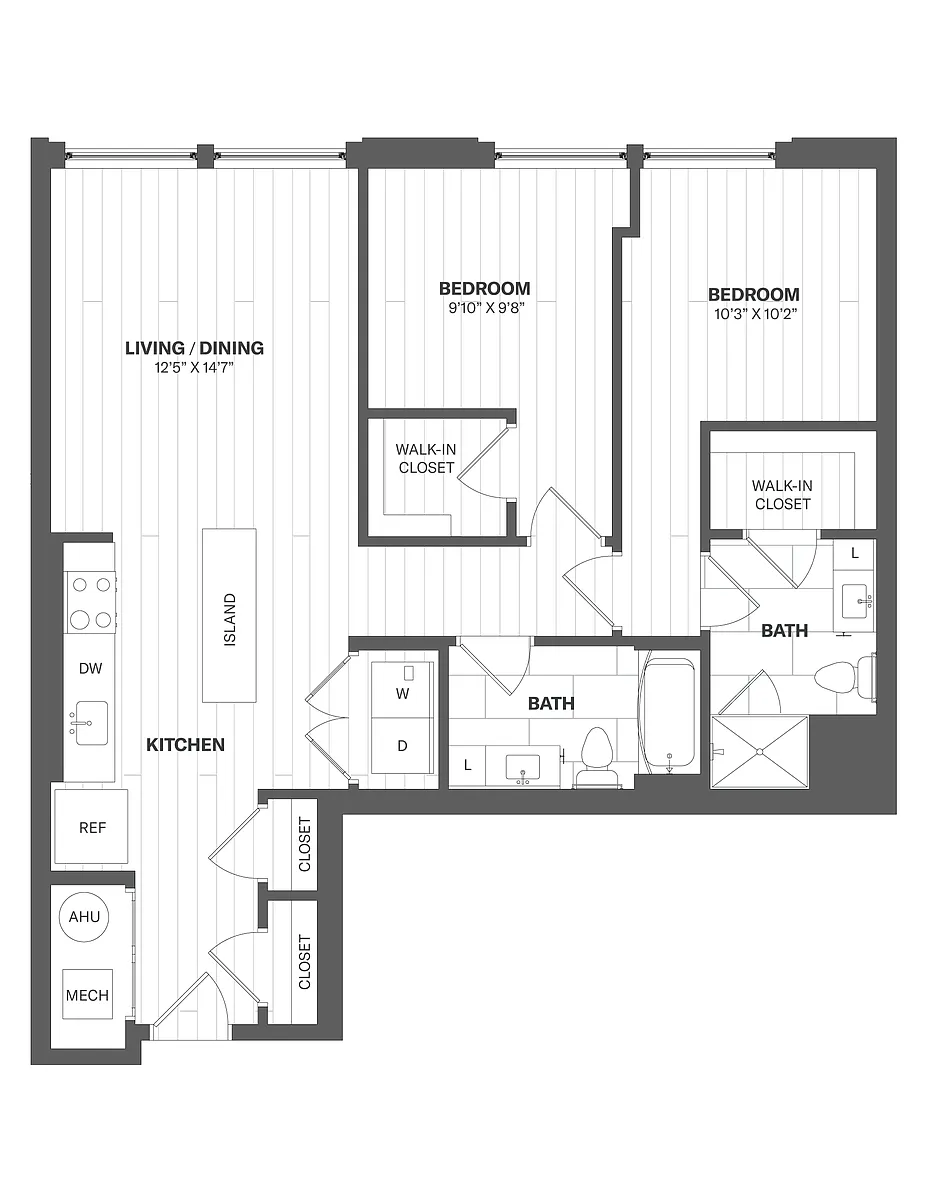 Floor plan 2B