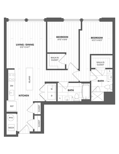 Floor plan 2B