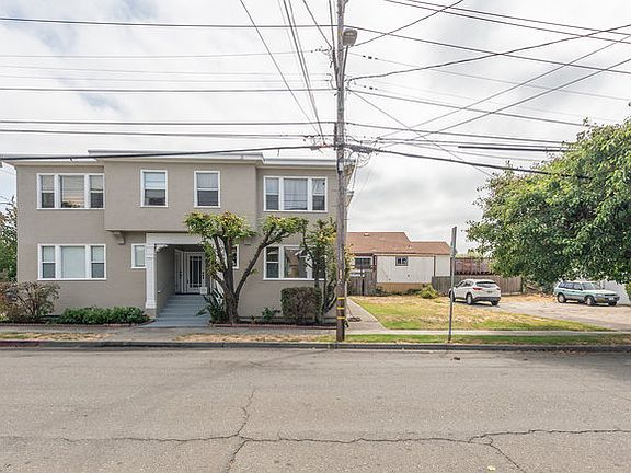 off street parking to the right of the building.