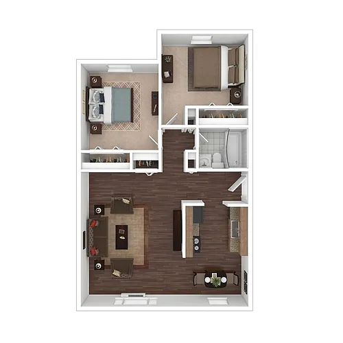 Floor plan 2 Bedroom