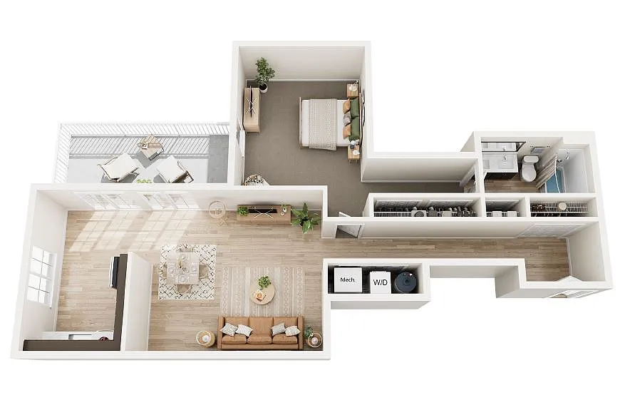 Floor plan 1H