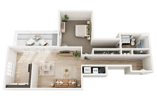 Floor plan 1H
