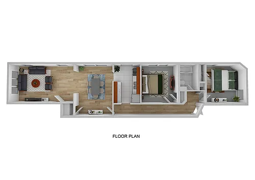 Floor plan 2-Bedroom