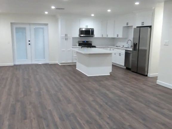 Open concept Living room/Kitchen area