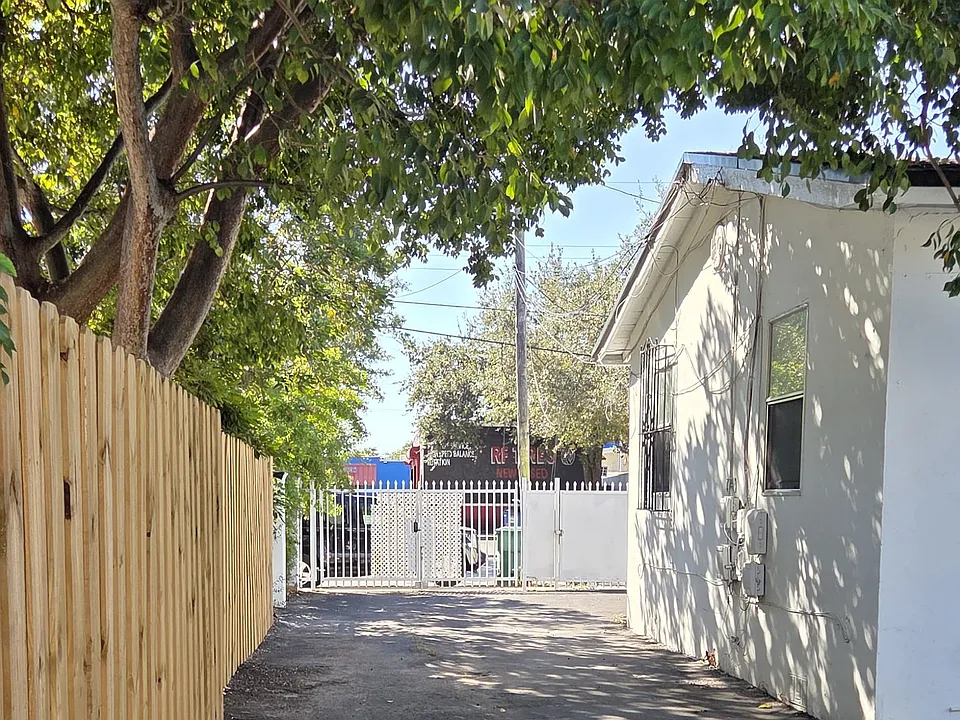 Gated off street parking