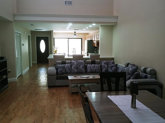 Living room standing from dining room area