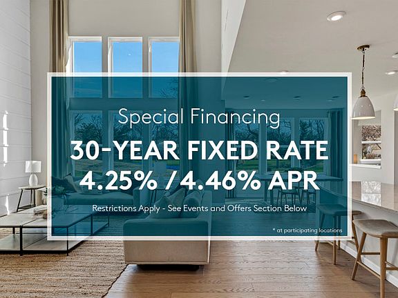 This Home Is Eligible for a Special Financing Offer