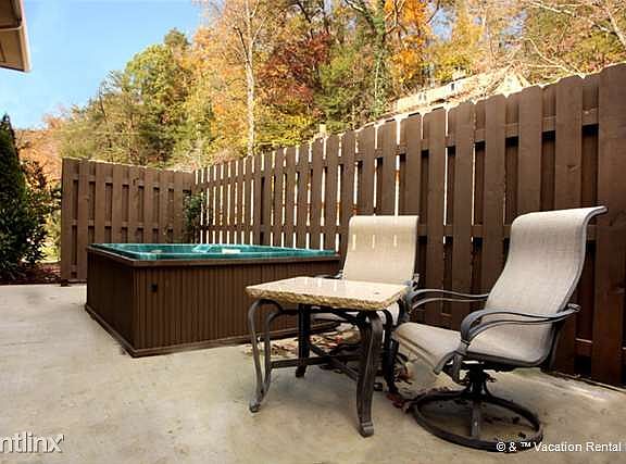 Ahhh, an outdoor hot tub!