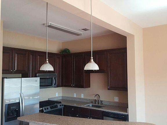 Breakfast bar with room room for separate dining area
