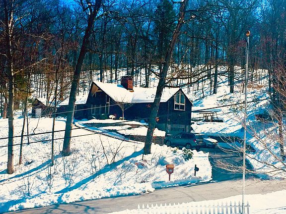 House from Quiet Mountain Road in Winter