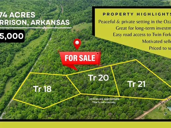 Twin Fork Drive 21 Tract 18-20, Harrison, AR 72601