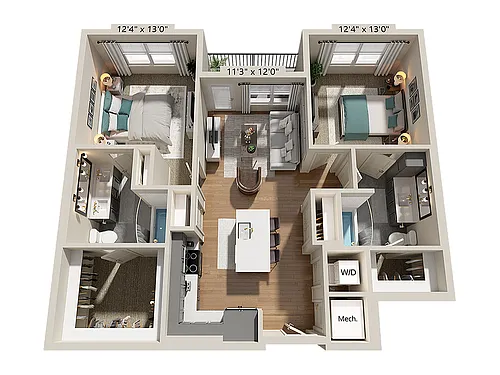 Floor plan B1