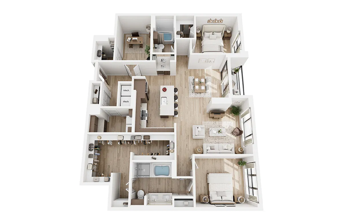 Floor plan Q