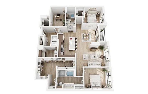 Floor plan Q