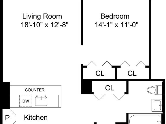 2nd image of 330 W 39th St APT 14A