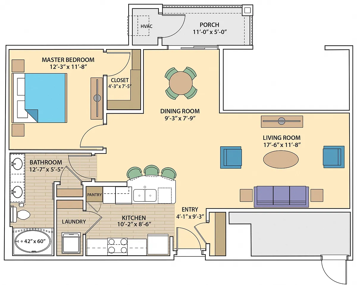Floor plan Equinox
