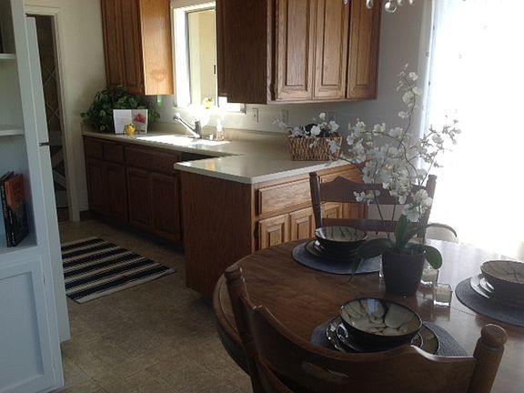 Kitchen leads to Dining Area